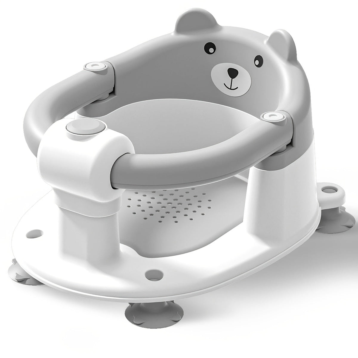 Baby Bath Seat for Babies 6 Months & Up, Non-Slip Infant Bathtub Chair with 4 Suction Cups & Soft Cushion, Compact Toddler Bath Seat for Sitting Up in Tub or Shower, Boys & Girls