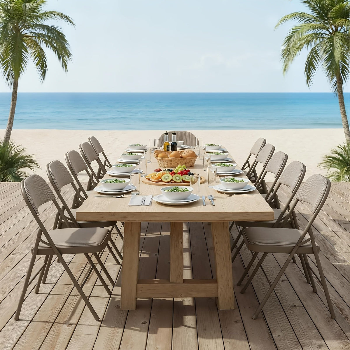 Leather Padded Dining Chairs Stackable with Steel Frame – Portable Indoor Outdoor Commercial Seats for Home Office Party Available in 2 or 4 Pack