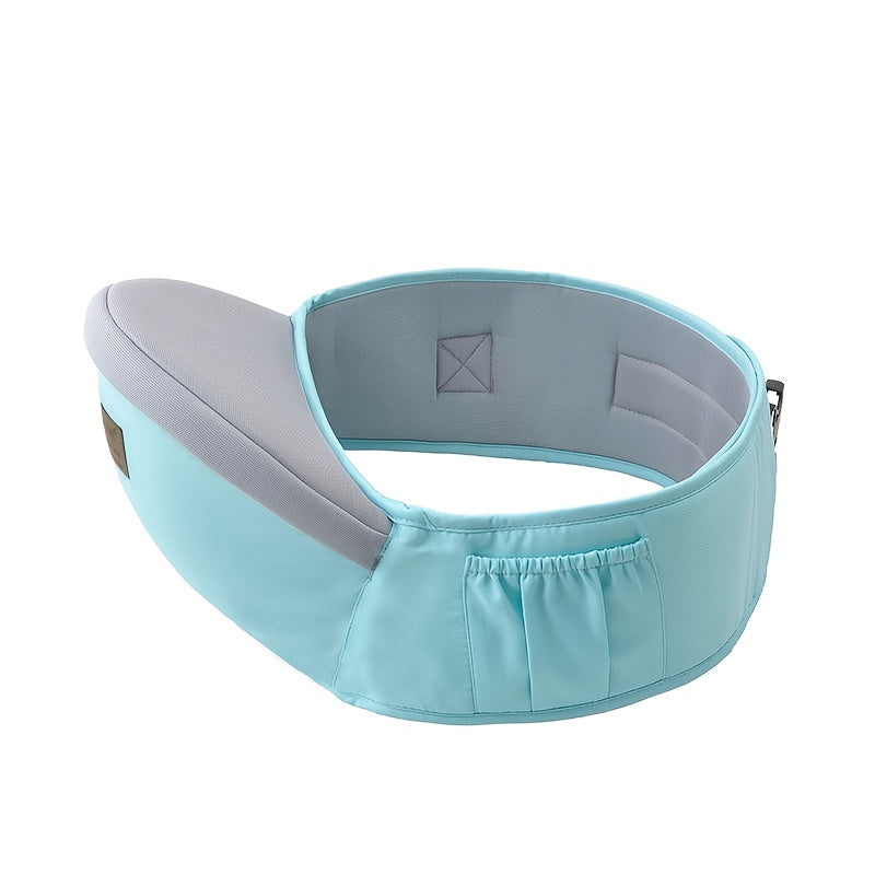 Ergonomic Hip Seat Baby Carrier with Adjustable Waist Belt, Multiple Pockets for Newborns & Toddlers Up to 45 lbs, Hands-Free Baby Hip Carrier for Daily Use & Travel